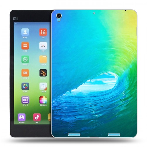 Дизайнерский силиконовый чехол для Xiaomi MiPad Волны