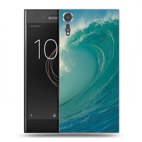 Дизайнерский пластиковый чехол для Sony Xperia XZs Волны