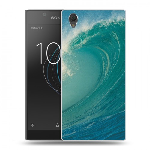 Дизайнерский пластиковый чехол для Sony Xperia L1 Волны