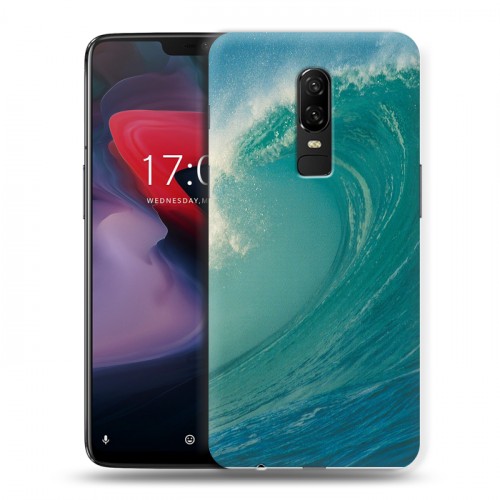 Дизайнерский пластиковый чехол для OnePlus 6 Волны