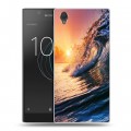 Дизайнерский пластиковый чехол для Sony Xperia L1 Волны