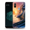 Дизайнерский силиконовый чехол для Xiaomi Mi A2 Волны