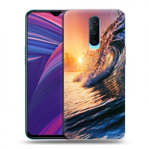 Дизайнерский пластиковый чехол для OPPO RX17 Pro Волны