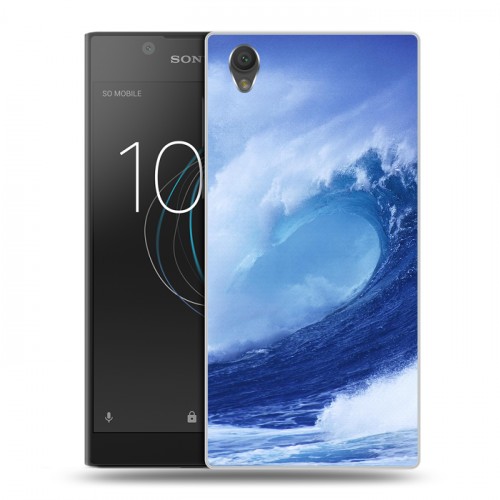 Дизайнерский пластиковый чехол для Sony Xperia L1 Волны