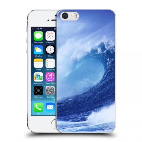 Дизайнерский пластиковый чехол для Iphone 5s Волны