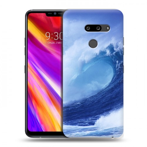 Дизайнерский пластиковый чехол для LG G8 ThinQ Волны