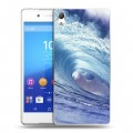 Дизайнерский пластиковый чехол для Sony Xperia Z3+ Волны