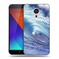 Дизайнерский пластиковый чехол для Meizu MX5 Волны