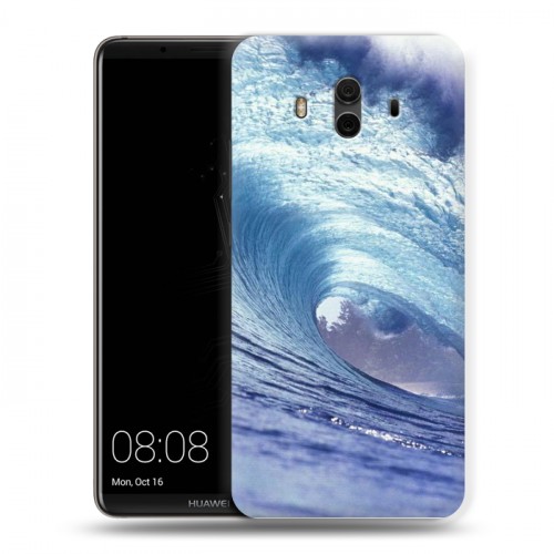 Дизайнерский пластиковый чехол для Huawei Mate 10 Волны