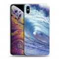 Дизайнерский силиконовый чехол для Iphone Xs Max Волны