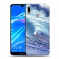 Дизайнерский пластиковый чехол для Huawei Y6 (2019) Волны