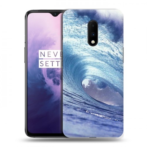 Дизайнерский пластиковый чехол для OnePlus 7 Волны