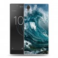 Дизайнерский пластиковый чехол для Sony Xperia L1 Волны