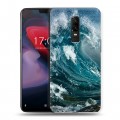 Дизайнерский пластиковый чехол для OnePlus 6 Волны