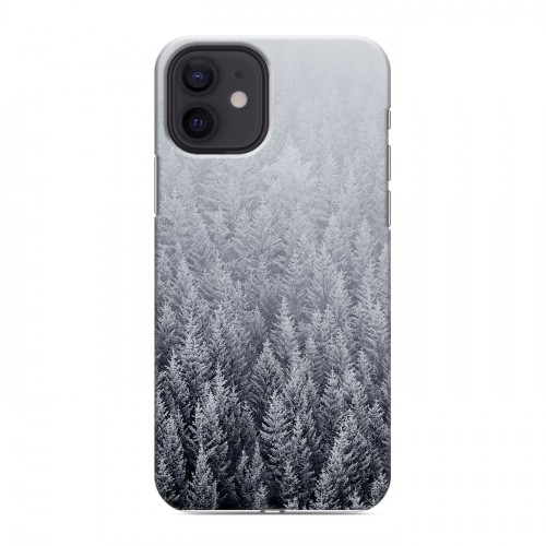 Дизайнерский силиконовый чехол для Iphone 12 Зима