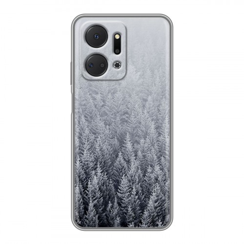 Дизайнерский силиконовый чехол для Huawei Honor X7a Зима