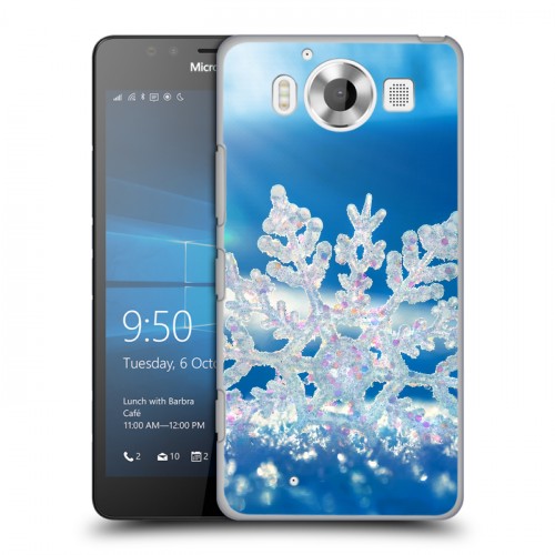 Дизайнерский пластиковый чехол для Microsoft Lumia 950 Зима