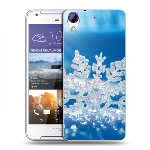 Дизайнерский пластиковый чехол для HTC Desire 830 Зима