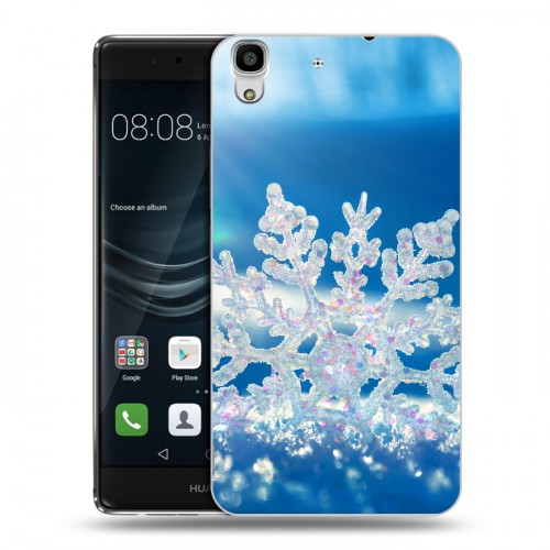 Дизайнерский пластиковый чехол для Huawei Y6II Зима