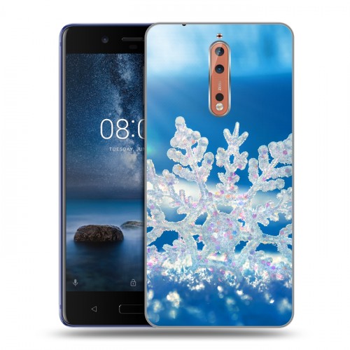 Дизайнерский пластиковый чехол для Nokia 8 Зима