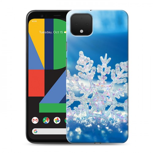 Дизайнерский пластиковый чехол для Google Pixel 4 XL Зима