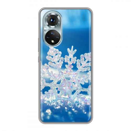 Дизайнерский силиконовый с усиленными углами чехол для Huawei Honor 50 Зима