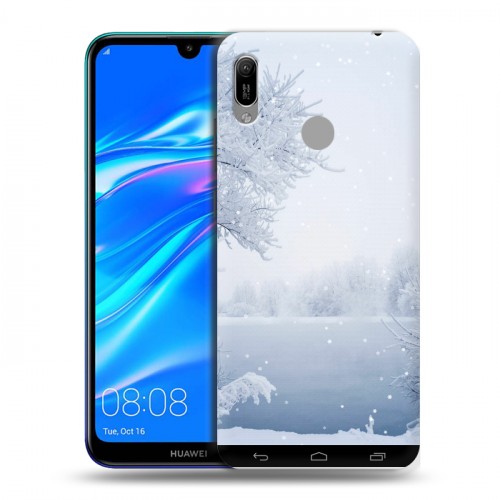 Дизайнерский пластиковый чехол для Huawei Y6 (2019) Зима