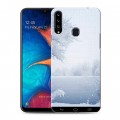 Дизайнерский пластиковый чехол для Samsung Galaxy A20s Зима