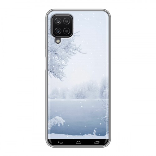 Дизайнерский силиконовый чехол для Samsung Galaxy A12 Зима