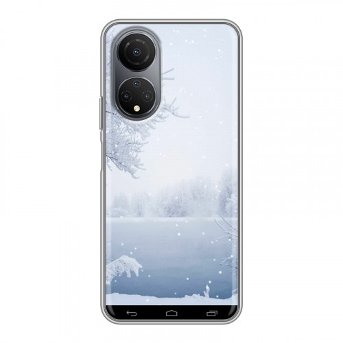 Дизайнерский пластиковый чехол для Huawei Honor X7 Зима