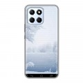 Дизайнерский силиконовый с усиленными углами чехол для Huawei Honor X6 Зима