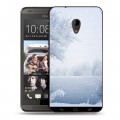 Дизайнерский пластиковый чехол для HTC Desire 700 Зима