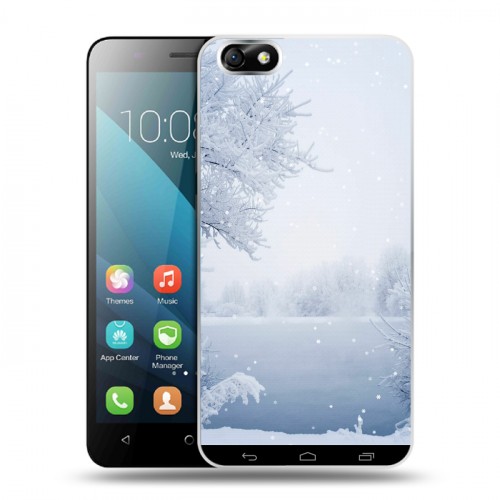 Дизайнерский пластиковый чехол для Huawei Honor 4X Зима