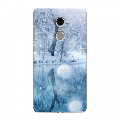 Дизайнерский силиконовый чехол для Xiaomi RedMi Note 4 Зима