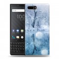 Дизайнерский пластиковый чехол для BlackBerry KEY2 Зима