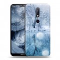 Дизайнерский пластиковый чехол для Nokia 6.1 Plus Зима