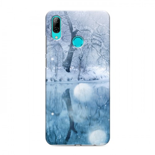 Дизайнерский пластиковый чехол для Huawei Y7 (2019) Зима