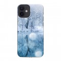 Дизайнерский силиконовый с усиленными углами чехол для Iphone 12 Mini Зима