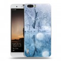 Дизайнерский пластиковый чехол для Huawei Honor 6 Plus Зима