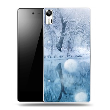 Дизайнерский силиконовый чехол для Lenovo Vibe Shot Зима (на заказ)