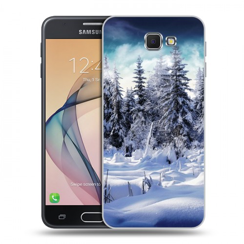 Дизайнерский пластиковый чехол для Samsung Galaxy J5 Prime Зима