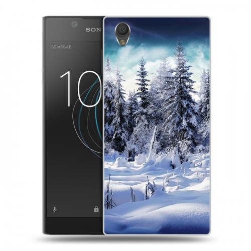 Дизайнерский пластиковый чехол для Sony Xperia L1 Зима