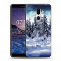 Дизайнерский пластиковый чехол для Nokia 7 Plus Зима