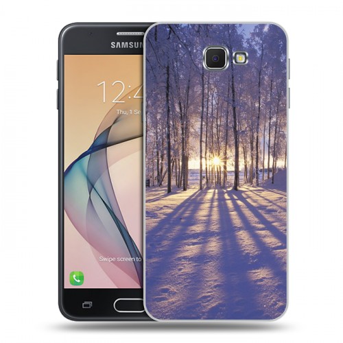Дизайнерский пластиковый чехол для Samsung Galaxy J5 Prime Зима
