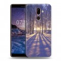 Дизайнерский пластиковый чехол для Nokia 7 Plus Зима