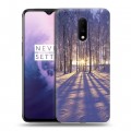 Дизайнерский пластиковый чехол для OnePlus 7 Зима