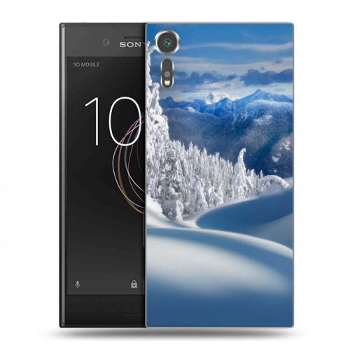 Дизайнерский пластиковый чехол для Sony Xperia XZs Зима