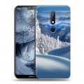 Дизайнерский пластиковый чехол для Nokia 6.1 Plus Зима