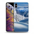 Дизайнерский силиконовый чехол для Iphone Xs Max Зима