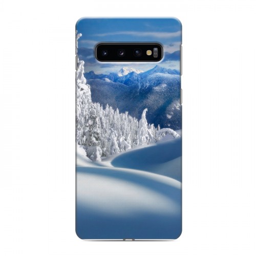 Дизайнерский силиконовый чехол для Samsung Galaxy S10 Зима